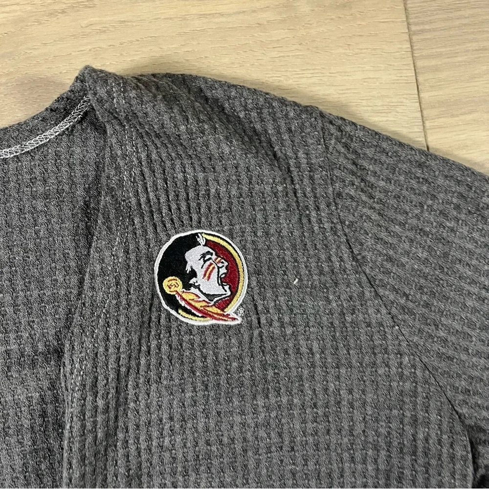 Gameday Couture Florida State Seminoles Black, White, Red & Gray Hooded Cardigan